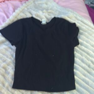 Bozzolo Black Short Sleeve Tees Casual Collection